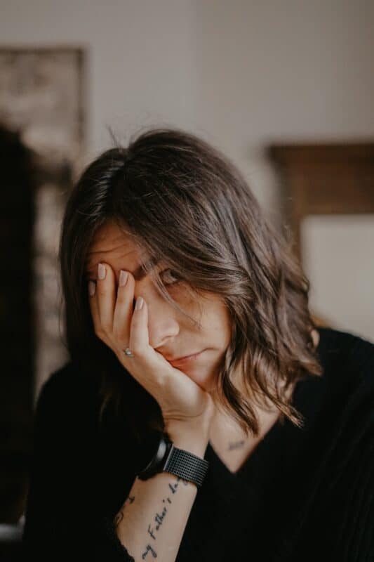 tired woman entrepreneur